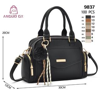 Bolsa Feminina Com Alça Lateral Transversal Faixa de Mão de Couro