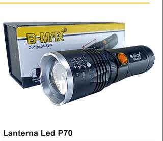 Lanterna Led P70 Zoom Ajustavel Funciona Como Powerbank