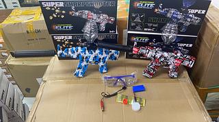 ￼Arma Rifle Ak-47 Bolinha Gel Orbeez Automática Arminha / Bolas Hidrogel Orbeez 7-8 Mm+5000 bolinhas de gel recarregável（sem garatia）