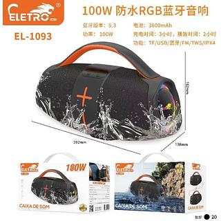 ￼Caixa de Som Bluetooth 100w com Alça iPX6 a Prova D'agua 2 Alto Falantes