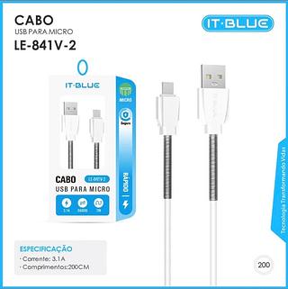 Cabo de dados usb 3.1a para v8 mais Rapido 2M