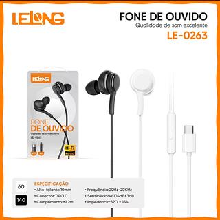 Fone De Ouvido Com Microfone Intra-auricular Para Typec—LELONG