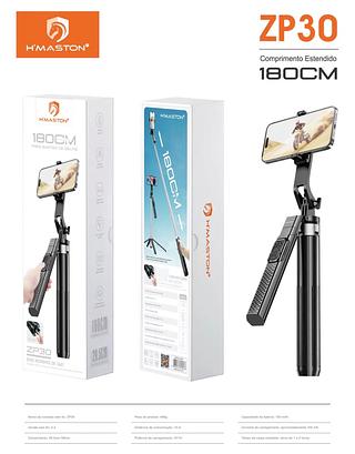 BastãoDe Selfie ,Tripé, completo 180cm Bluetooth Controle Remoto longo alcance