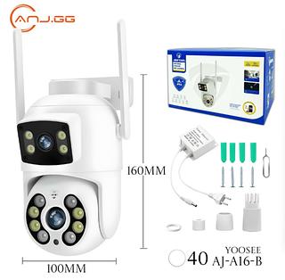 ￼Câmera De Segurança Lente Dupla APP YOOSEE WiFi 360 Sensor Visão Noturna Externa Envio Imediato—a31