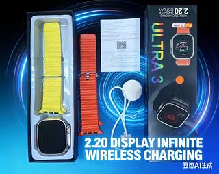 HM23 Ultra3 Relógio Inteligente 2025 – Tela de 2.2 Polegadas (49mm) com Bússola Integrada