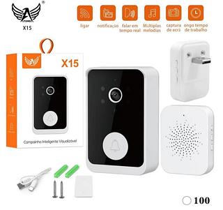 Campainha multifuncional, pode se conectar ao celular nova