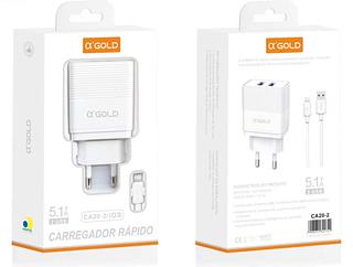Carregadores 5.1 Carga Rápida iPhone—AGOLD