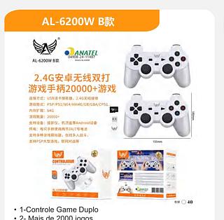 Game Stick Vídeo Game Retro Game 2 Controles Sem Fio 20Mil Jogos