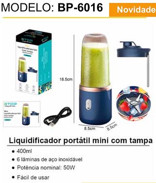 400ML Espremedor Elétrico Mini Liquidificador Portátil 6 Lâminas De Suco De Alimentos Misturador