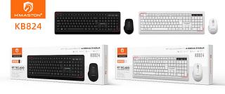 ￼Teclado E Mouse Sem Fio Hmaston Ref Kb824