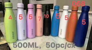 Garrafa de agua Semi Termica 500ml de Aluminio Portatil com Tampa de Rosca