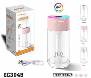 Umidificador E Aromatizador Led Multicolorido E Temporizador 280ml