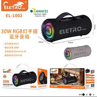 CAXIA DE SOM BLUETOOTH 30W RGB