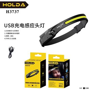 Lanterna de Cabeça LED Recarregável com Sensor!