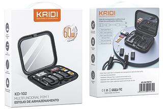 ￼Cabo USB Tipo C Para , 60W , 4 Em 1 , Mini Conjunto De Cabos De Dados , Caixa De Armazenamento , Carregador De Carregame