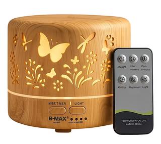 Difusor De Aromas e Umidificador De Ar Ultra-Sônico 700Ml, Com Controle Remoto—BMAX