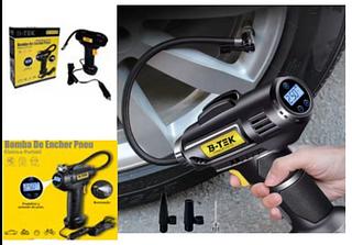 Bomba Compressor De Ar 120w Digital Carro Moto Bicicleta-LKD-212