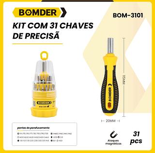 KIT COM 31 CHAVES DE PRECISA