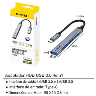 Hub 4Em 1 Ugreen Usb-c Para 4*usb 3.0