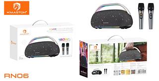 ￼CAIXA DE SOM 150W/ 2 MICROFONES SEM FIO—HMASTON