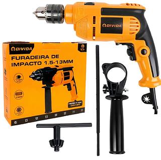 FURADEIRA DE IMPACTO DIMENSOES 1.5-13MM 750W—110V