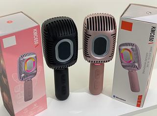 ￼Microfone Karaoke Sem Fio KMC 650 Profissional Microfone De Karaokê Portátil Falante Sem Fio