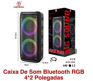 Caixa De Som Usb Portátil Com Bluetooth Potente O microfone pode ser