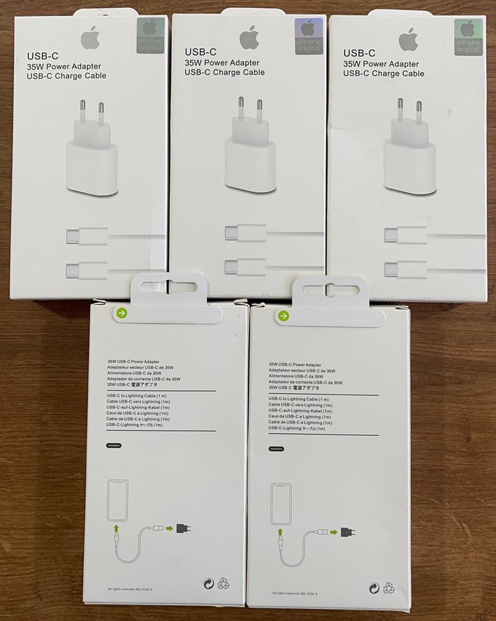 Kit Caricabatterie Veloce WERONDO 35W Per IPhone 15/16 Pro Max – Con Cavo USB-C In Nylon (1m, 2m O 3m A Scelta)