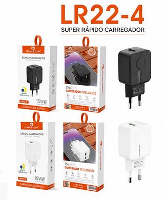 Fonte De Carregador H'maston Turbo Duas Porta Usb 3.1a