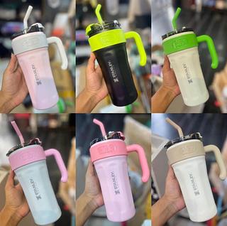 ￼Copo Térmico Inox Portátil 800ML Garrafa Térmica Inoxidável com Tampa e Canudo（caxia50pc✖️23.5=1175reais）