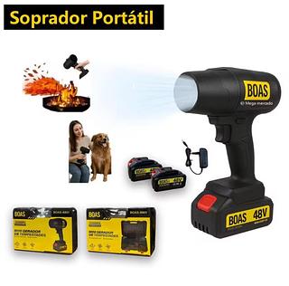￼ Soprador Portátil Turbo Recarregáveis – Folhas e Pó Removidos com Maleta e dois Baterias 48V—35000PA