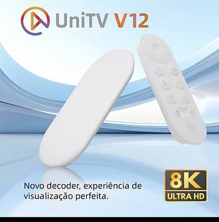 unitv original Tv Box Android V12 4gb Ran 128gd Rom Wifi 6 Bluetooth 5.1 8k