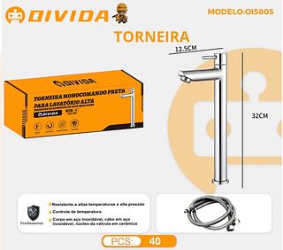 ￼Torneira De Cozinha Luxuosa De Aço Inoxidável De Alta Qualidade Para Banheiro