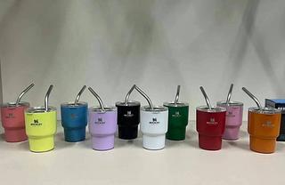 Copo térmico com tampa com canudo 60ml