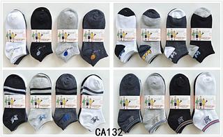 kit 12 Pares De Meias Soquete Juvenil Top De Masculino 32-38