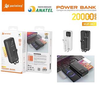 Carregamento Power Bank 20000mAh / Carregar Rapido +PD22.5W—Peining