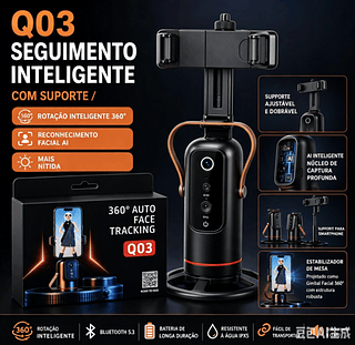 2025 Nova cabeça de identificação de olho em nuvem Ai cabeça de rastreamento ferramenta útil rotação de 360 graus