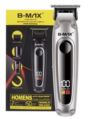 ￼Máquina De Cortar Cabelo Cortador Barbeador Aparador Profissional Acabamento Barba 8 Peças Elétrico