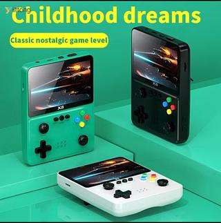 ￼X8 Console De Jogos Portátil Retro Nostálgico Com Tela De 4.8 Polegadas 1500mAh Controlador De Jogo De Bateria De Lítio 10000games+16GB