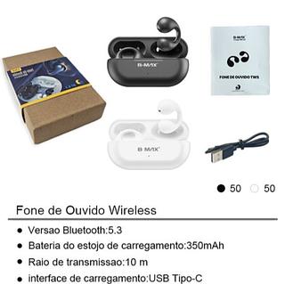 Fone de Ouvido Condução Óssea Bluetooth