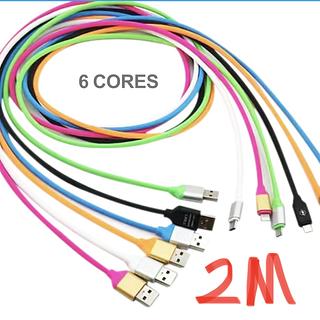 cabo iphone turbo groso 2m 2.0a clorido