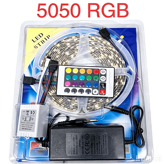 ￼Fita LED RGB (5050) 5m Bivolt com Controle