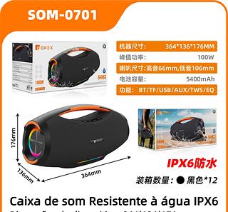 Caixa De Som Bluetooth 100w Tws—ONE-x desta quadedade boa