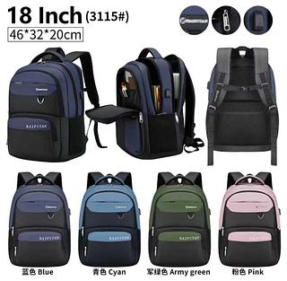 ￼Mochila Bolsa Impermeável Notebook Cabo De Aço Usb Reflexiva