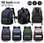 ￼Mochila Bolsa Impermeável Notebook Cabo De Aço Usb Reflexiva
