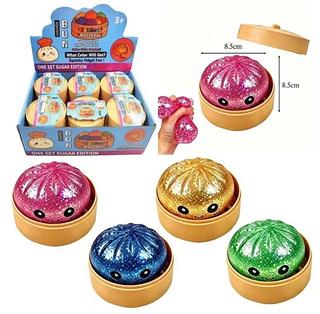 Bonito squishy bun Brinquedo Simulação Brinquedos Espremer Bolas De Alívio Do Estresse Miúdo-8.5cm