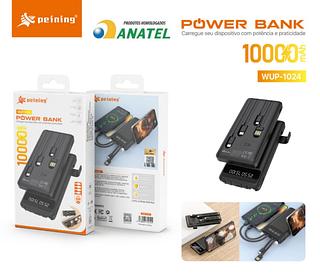 ￼Power Bank Carregador Peining Wup-1024 USB Type-C 10.000 mAh