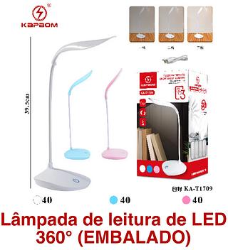 Lâmpada de leitura de LED 360°