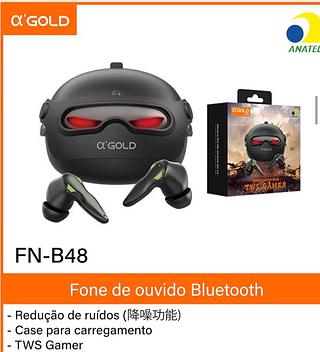 Fone De Ouvido Gamer Bluetooth Sem FioAGOLD Tws