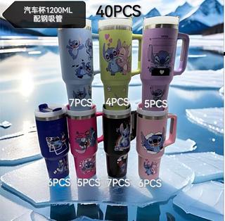 Copo Garrafa Térmica 1200ml Bob esponja, Mario bros, Stitch, Hello kitty